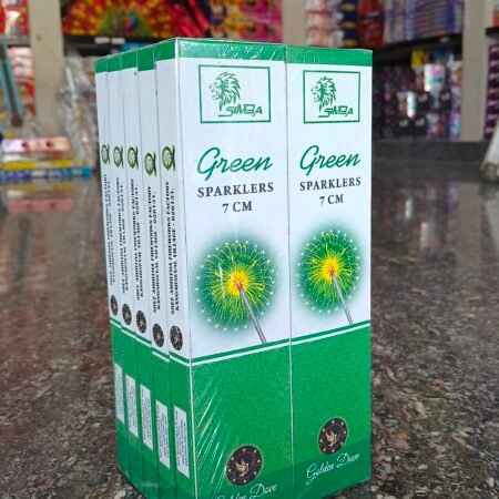 7cm Green Sparklers
