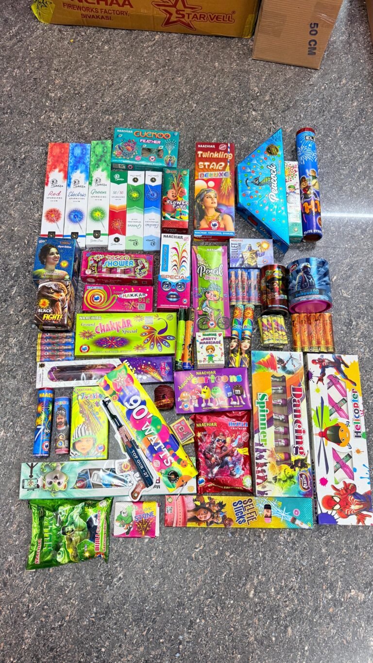 Rs. 3000 combo pack of assorted crackers